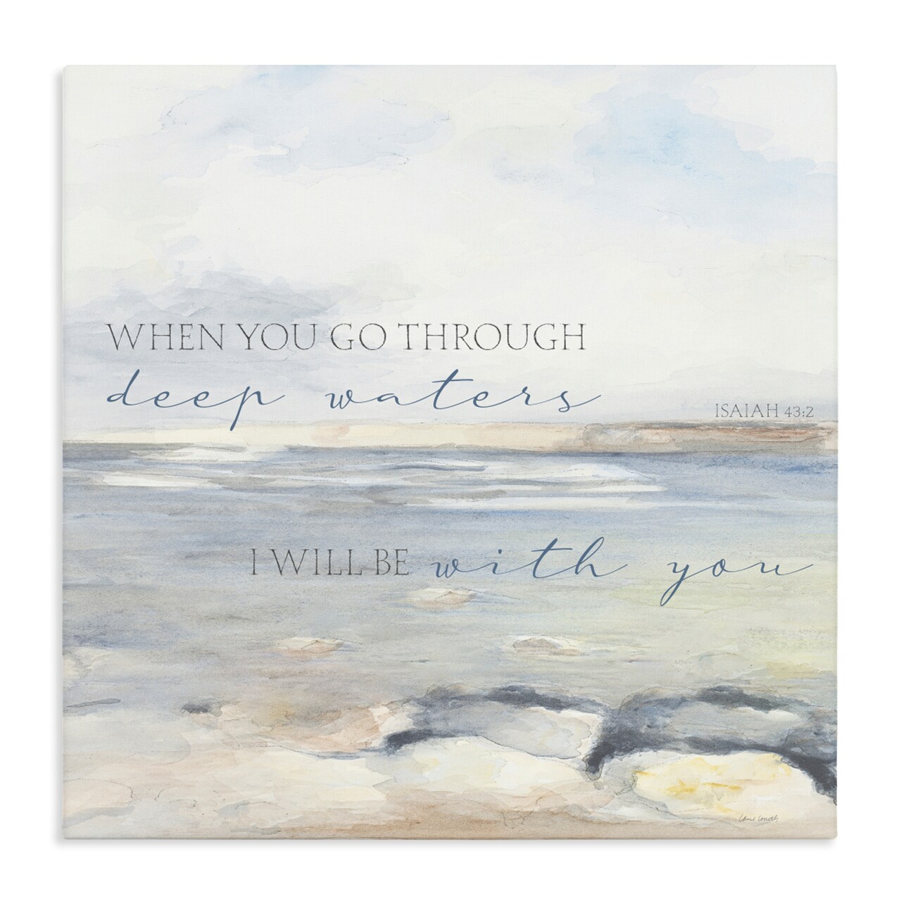 Stupell Industries Deep Waters with You Canvas, design by Lanie Loreth